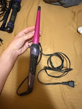 Remington Pink and Purple Tapered Curling Wand